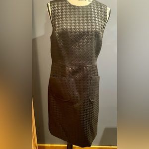 Tory Burch Jacquard Dress Houndstooth Sz 10
